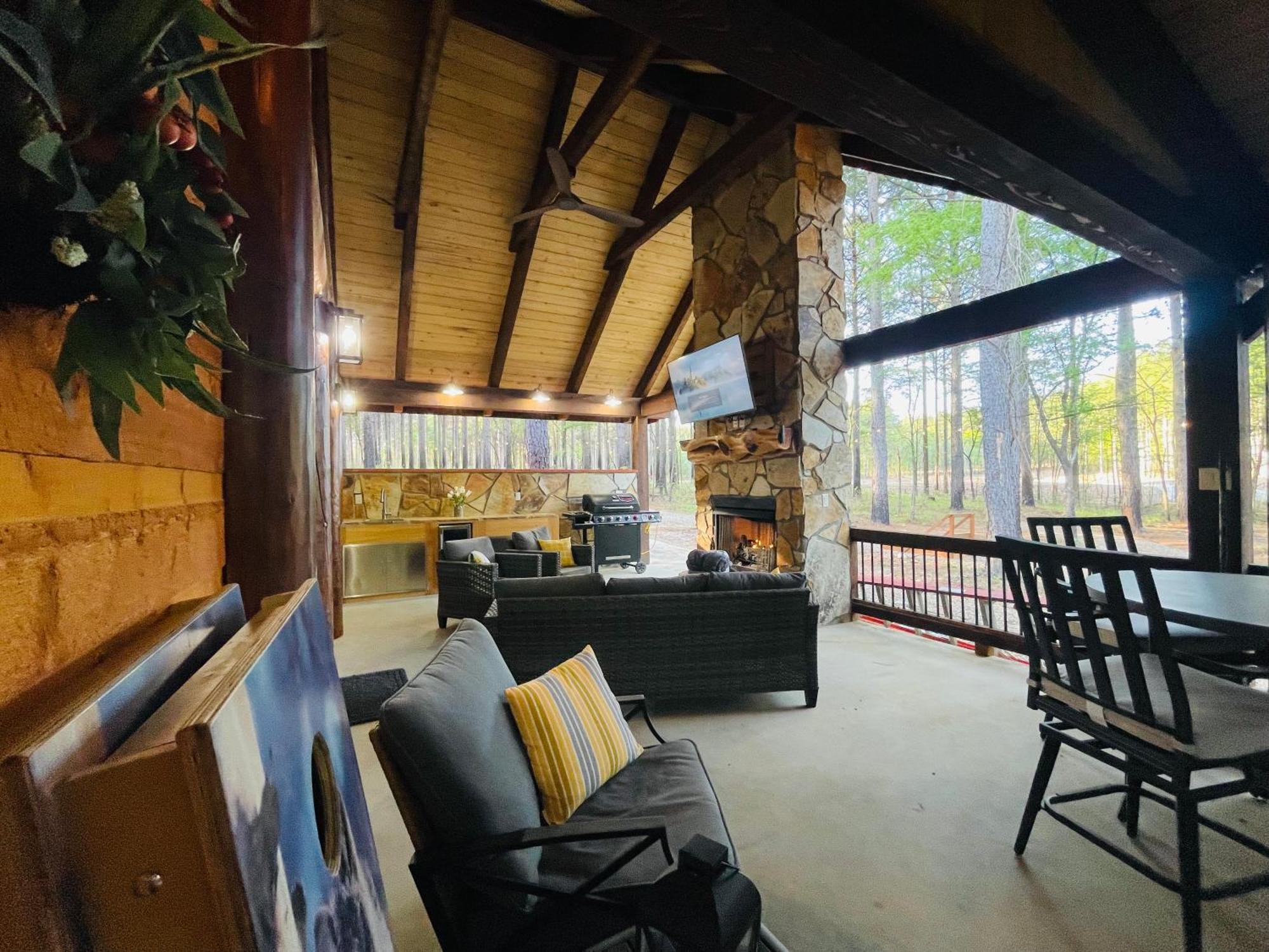 Wolf Creek Luxury Cabin Broken Bow Exterior foto